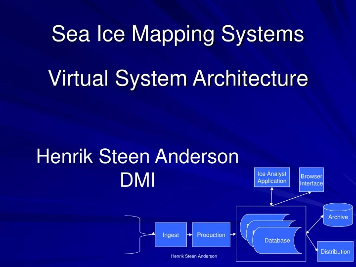 sea ice mapping systems