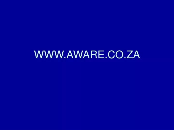 www aware co za