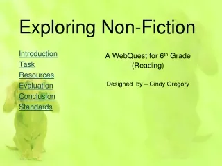 Exploring Non-Fiction