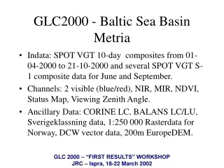 GLC2000 - Baltic Sea Basin Metria