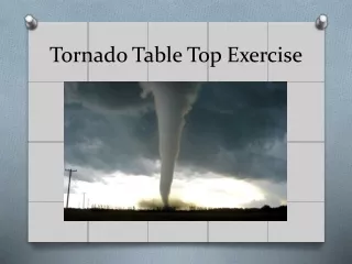 Tornado Table Top Exercise