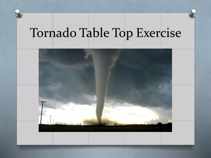 tornado table top exercise