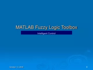 MATLAB Fuzzy Logic Toolbox