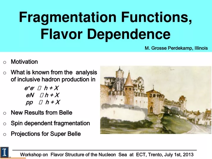 fragmentation functions flavor dependence