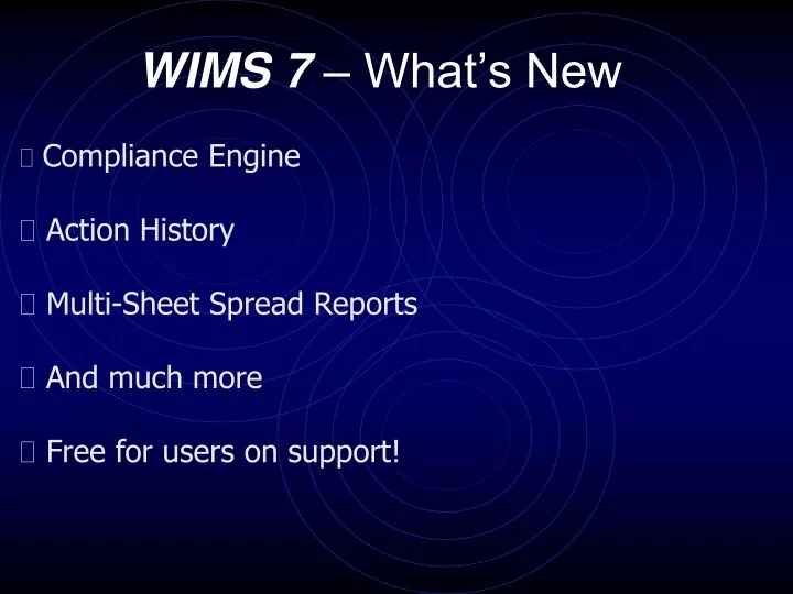 wims 7 what s new