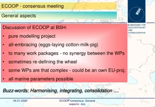 ECOOP - consensus meeting