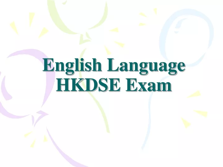 english language hkdse exam