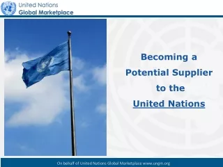 UNGM, the UN procurement portal: Background &amp; Definition New UNGM website –  ungm