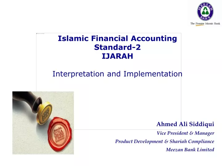 islamic financial accounting standard 2 ijarah