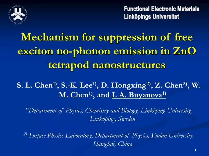 mechanism for suppression of free exciton