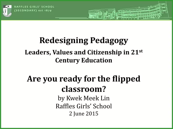redesigning pedagogy leaders values