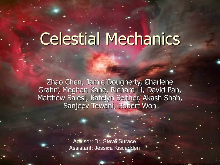 celestial mechanics