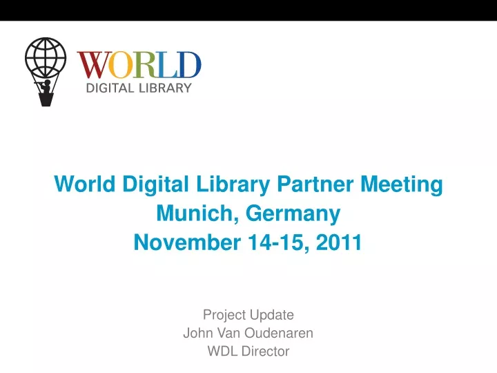 world digital library partner meeting munich