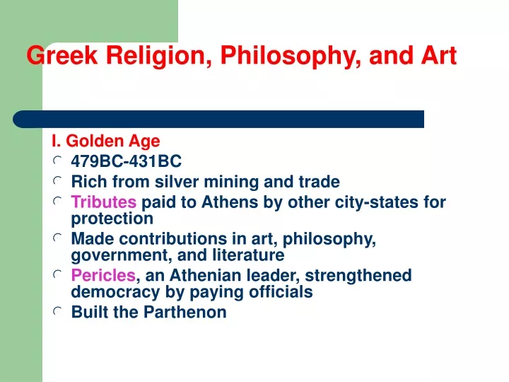 greek religion philosophy and art