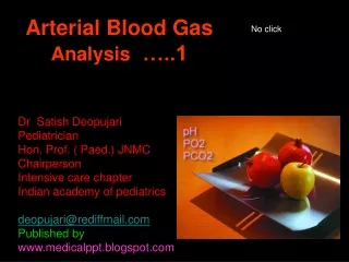 Arterial Blood Gas  Analysis   …..1