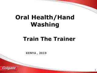 Oral Health/Hand Washing