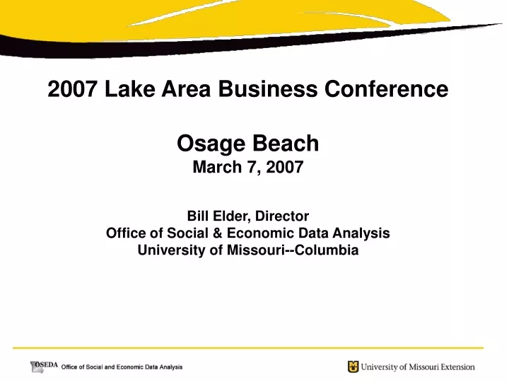 2007 lake area business conference osage beach