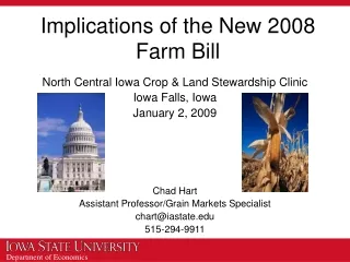 Implications of the New 2008 Farm Bill