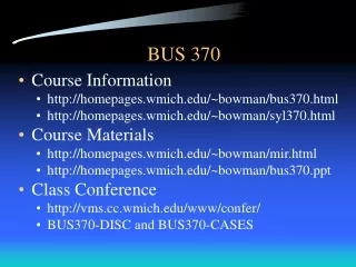 BUS 370