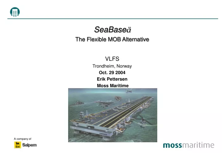 seabase the flexible mob alternative vlfs