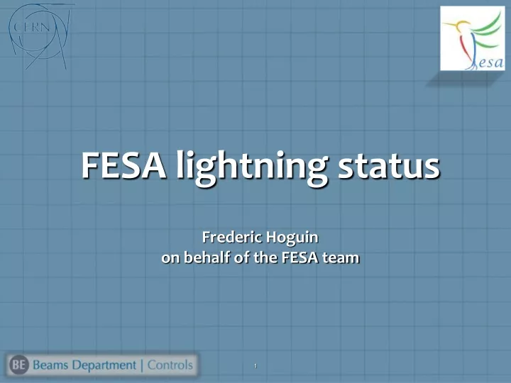 fesa lightning status