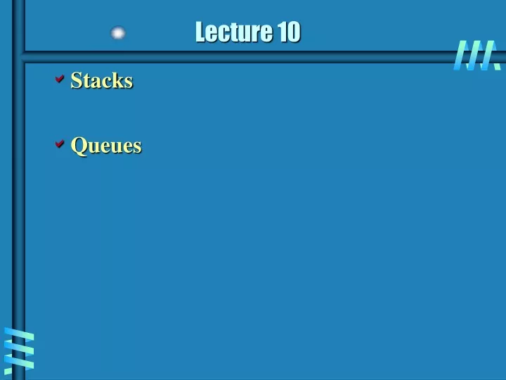 lecture 10