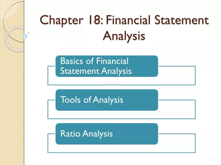 chapter 18 financial statement analysis
