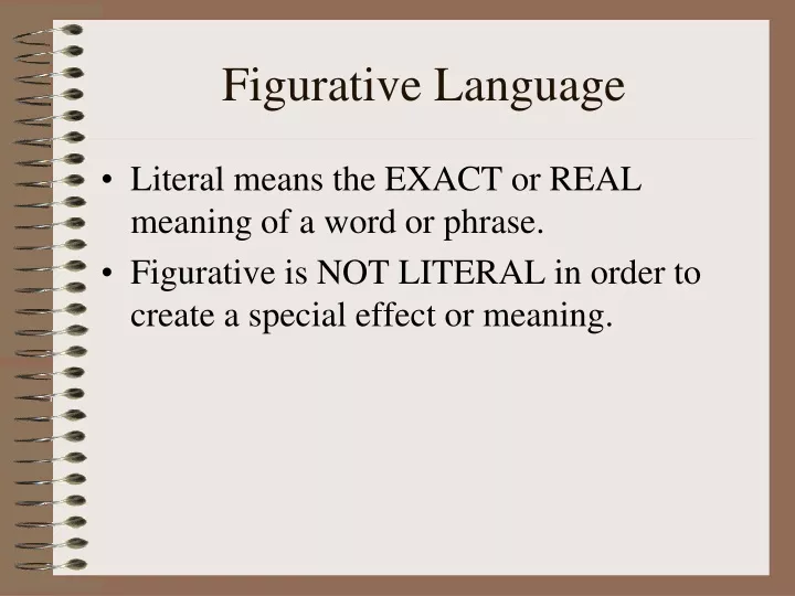 figurative language