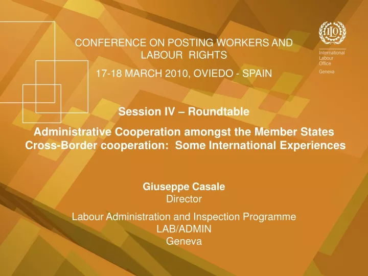 conference on posting workers and labour rights