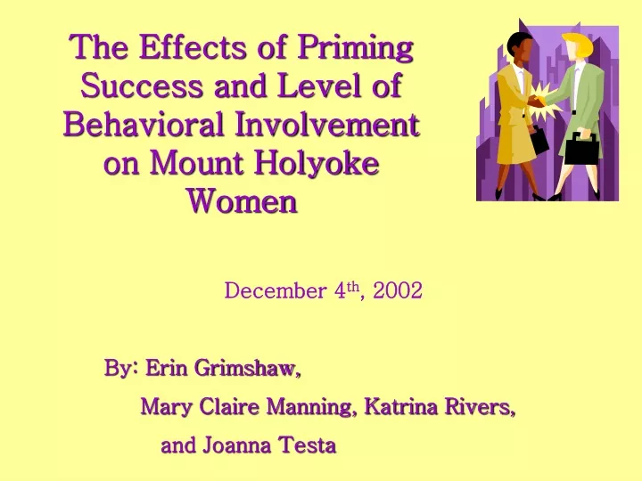 the effects of priming success and level