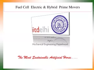 Fuel Cell   Electric &amp; Hybrid  Prime Movers