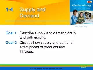 1-4	 Supply and Demand