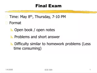 Final Exam