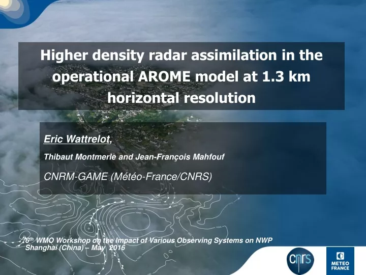 higher density radar assimilation