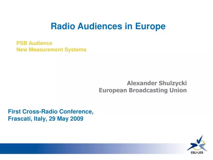 radio audiences in europe psb audience