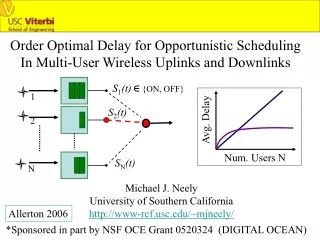 Order Optimal Delay for Opportunistic Scheduling In Multi-User Wireless Uplinks and Downlinks