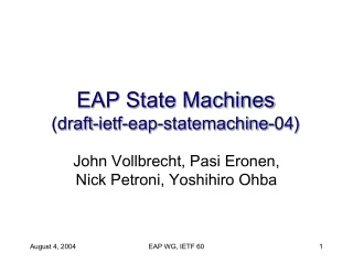 EAP State Machines (draft-ietf-eap-statemachine-04)
