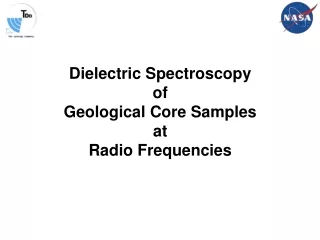 Dielectric Spectroscopy  of  Geological Core Samples at Radio Frequencies