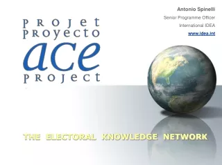 THE  ELECTORAL  KNOWLEDGE  NETWORK