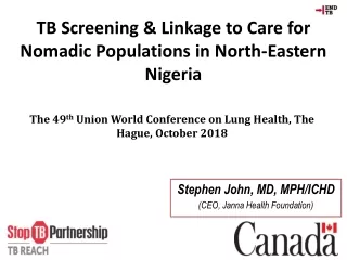 TB Screening &amp; Linkage to Care for Nomadic Populations in North-Eastern Nigeria