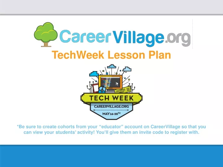 techweek lesson plan