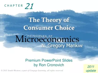 The Theory of  Consumer Choice