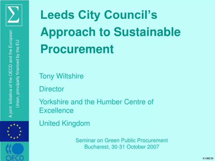 leeds city council s approach to sustainable
