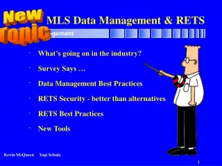 MLS Data Management &amp; RETS