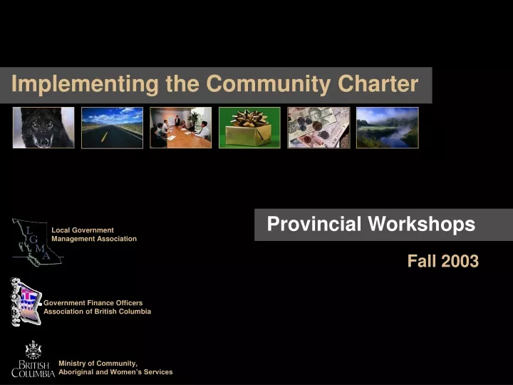 implementing the community charter