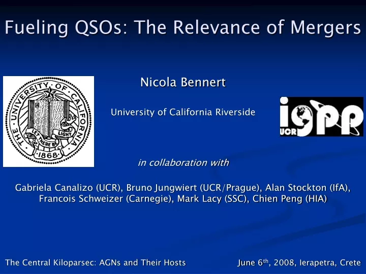 fueling qsos the relevance of mergers