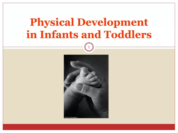physical development in infants and toddlers