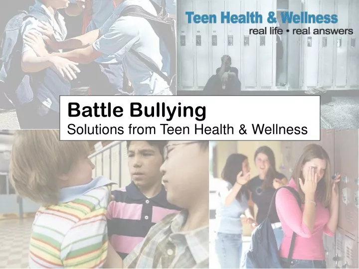 battle bullying solutions from teen health