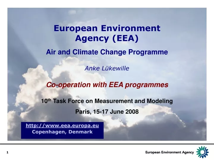 european environment agency eea