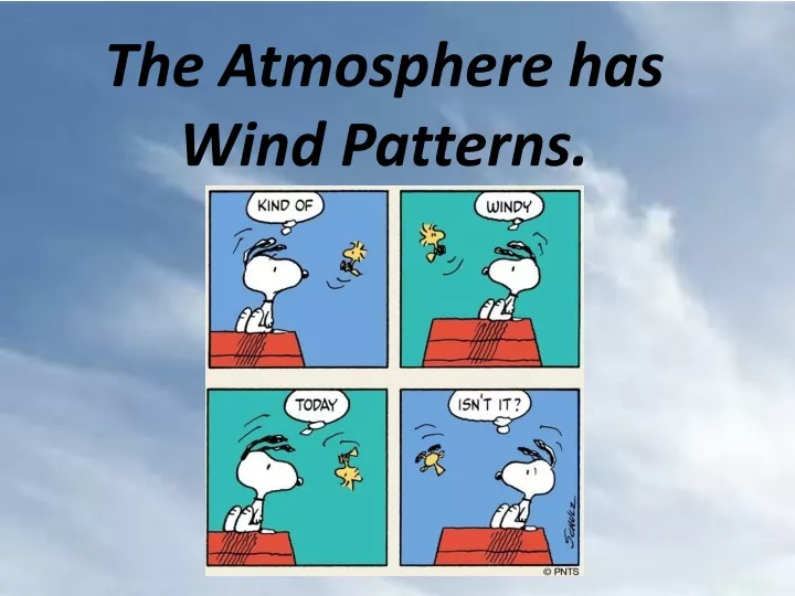 the atmosphere has wind patterns